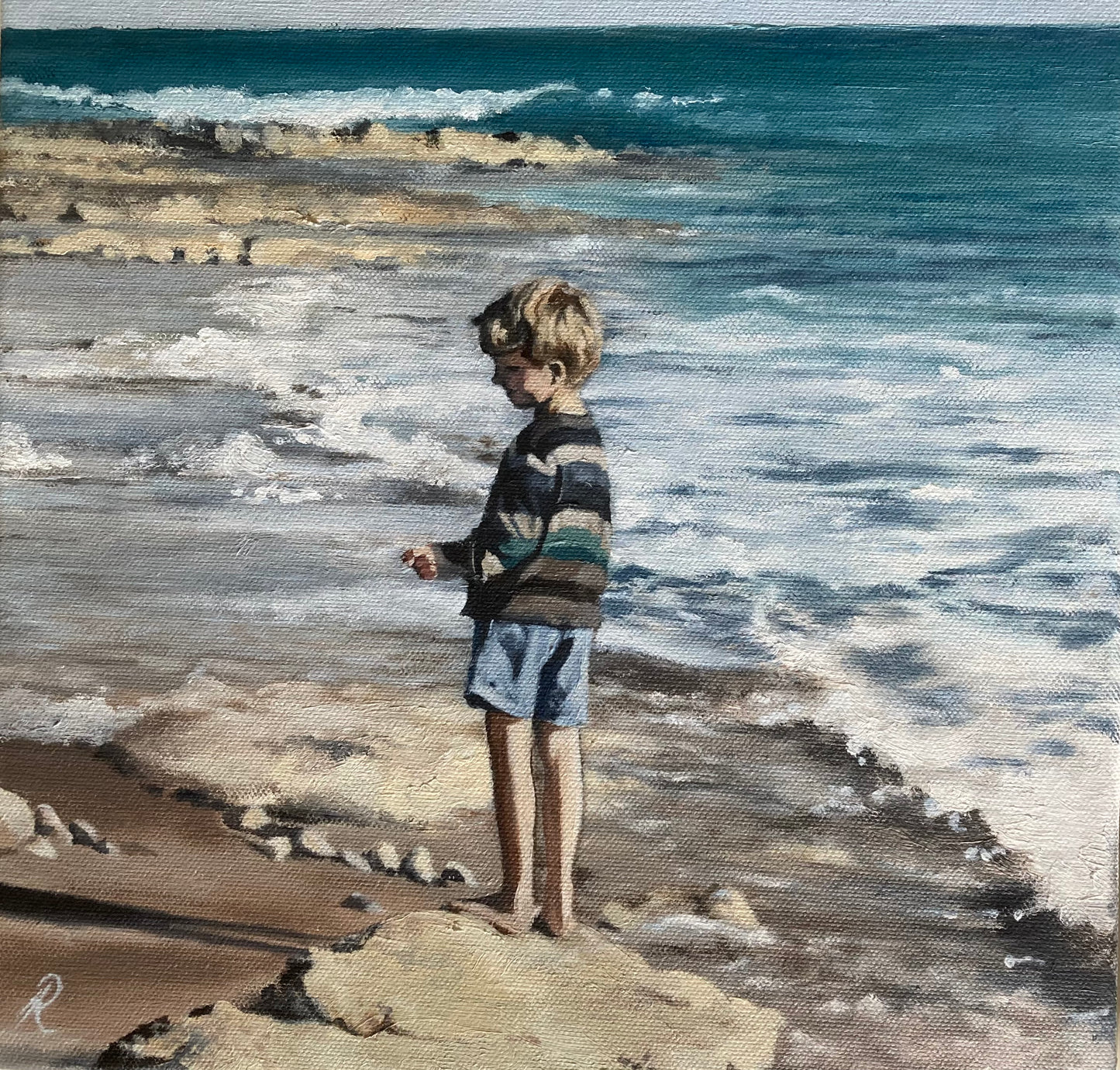 ‘By the Seaside’ print
