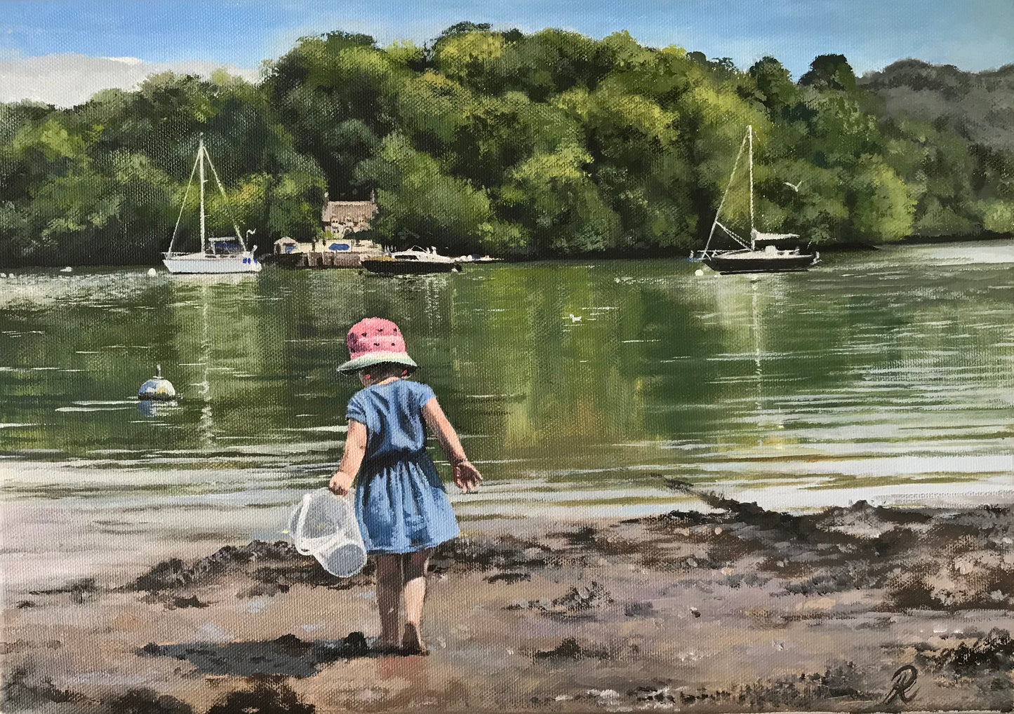‘View of Greenway from Dittisham’ Greetings card